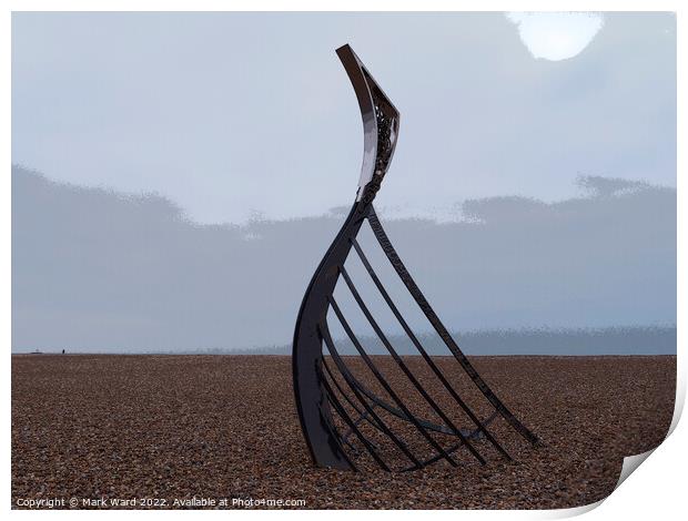Hastings in a Sculpture Print by Mark Ward