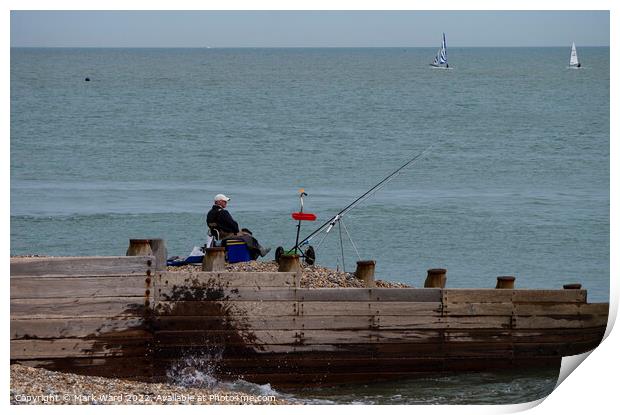 Sunday Sports in Eastbourne. Print by Mark Ward