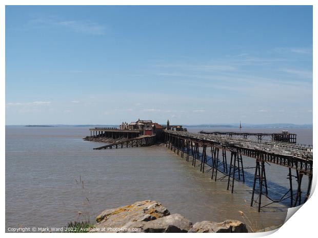 Pier Today, Gone Tomorrow? Print by Mark Ward