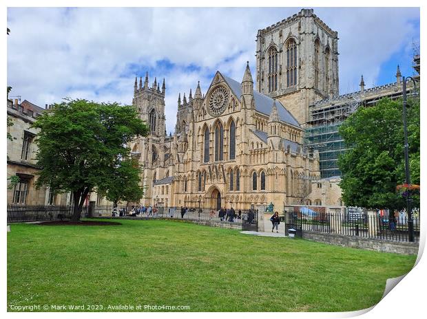 York Minster Glory. Print by Mark Ward