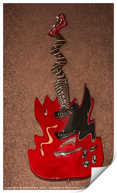 Rock and Roll Relapse Print by Mark Ward