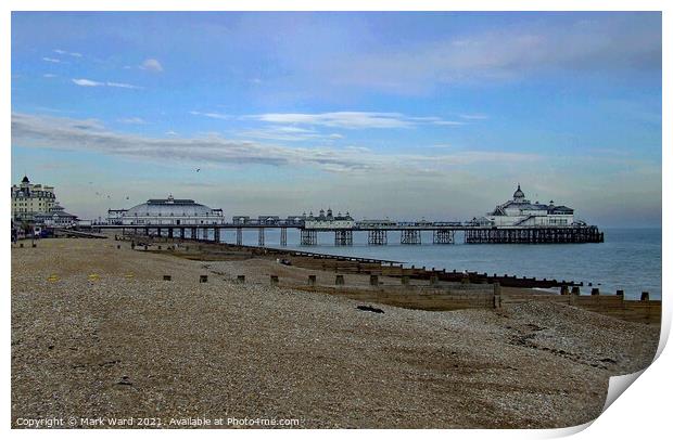Eastbourne Pier in 2007. Print by Mark Ward