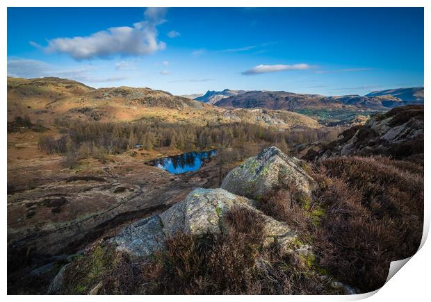 Holme Fell Print by Jonny Gios