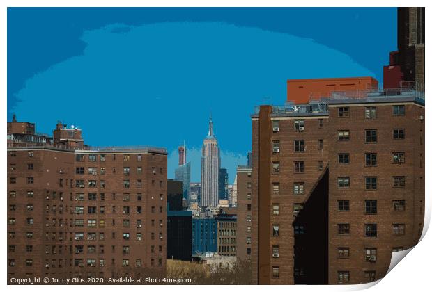 Empire State Building  Print by Jonny Gios