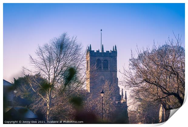 Kendal Parish Church  Print by Jonny Gios