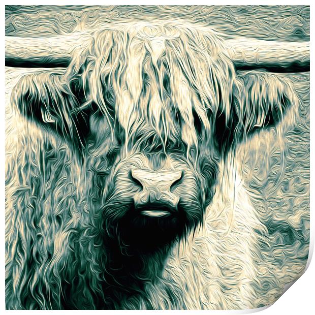 Golden Coo Print by Paul Robson