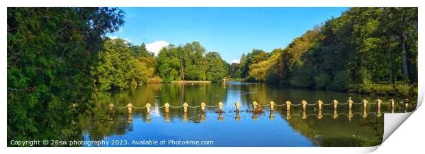 Lakeside Charms - (Panorama.) Print by 28sw photography