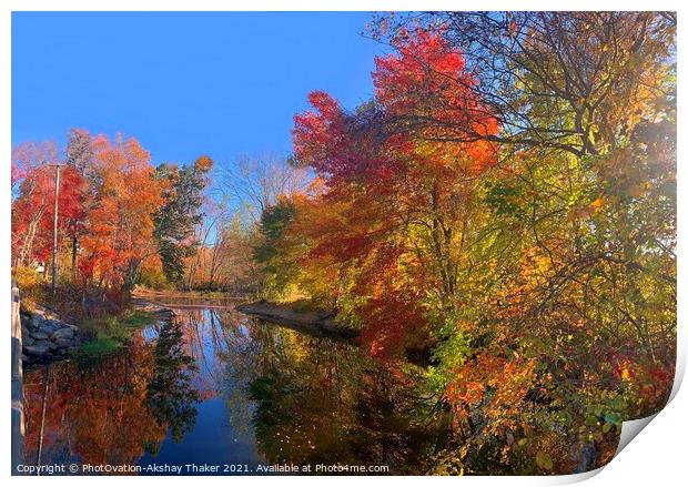 Nature's Painting! A Poster perfect Colorful Autum Print by PhotOvation-Akshay Thaker