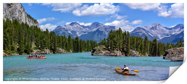 Amazing landscapes of Banff National park  Print by PhotOvation-Akshay Thaker