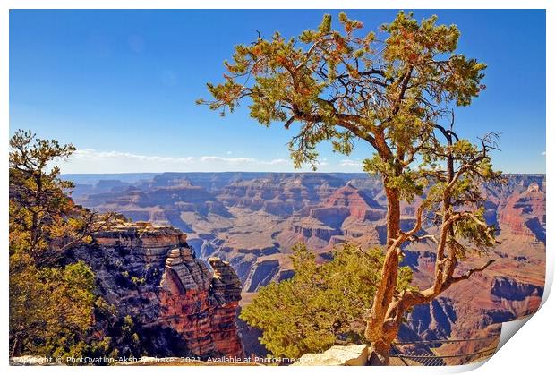 Amazing and spectacular landscapes of Grand Canyon formations, Arizona, USA Print by PhotOvation-Akshay Thaker