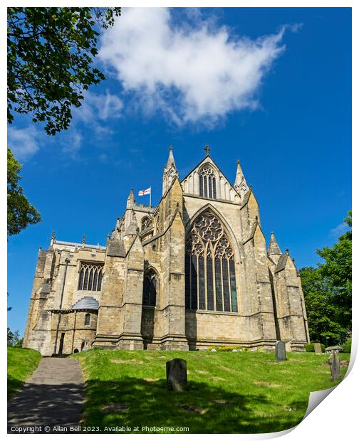 Ripon Cathedral Print by Allan Bell