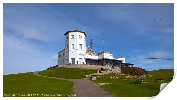 Visitor centre Great Orme Print by Allan Bell