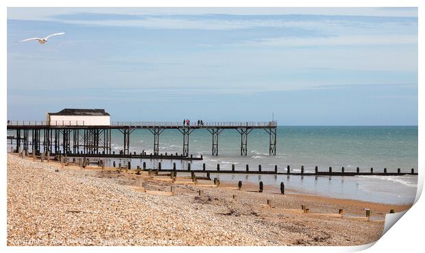 Bognor Regis Pier Print by Allan Bell