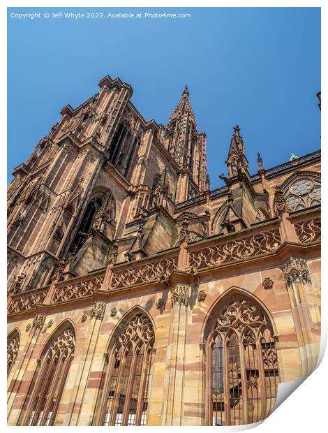 Cathedral of Our Lady of Strasbourg  Print by Jeff Whyte
