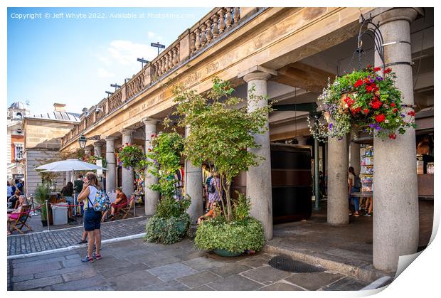 Covent Garden in the heart of London Print by Jeff Whyte
