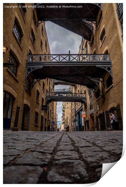 Shad Thames  Print by Jeff Whyte