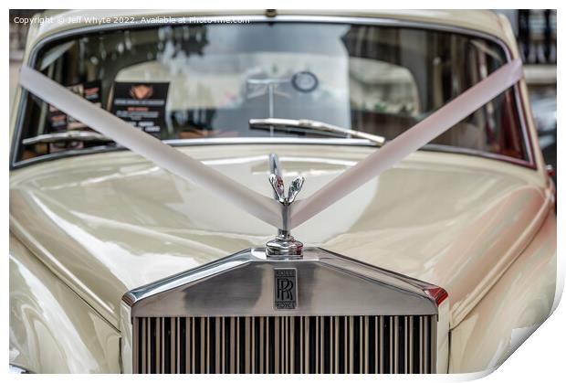 Rolls-Royce classic car Print by Jeff Whyte