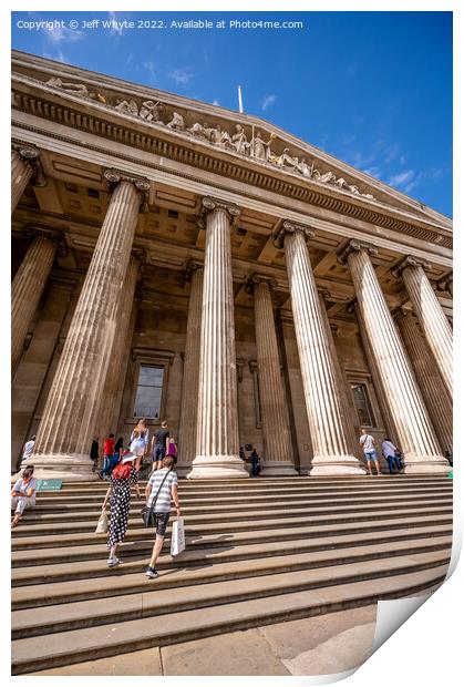 British Museum in London Print by Jeff Whyte