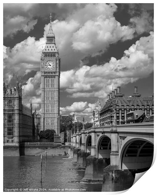 Houses of Parliament Print by Jeff Whyte