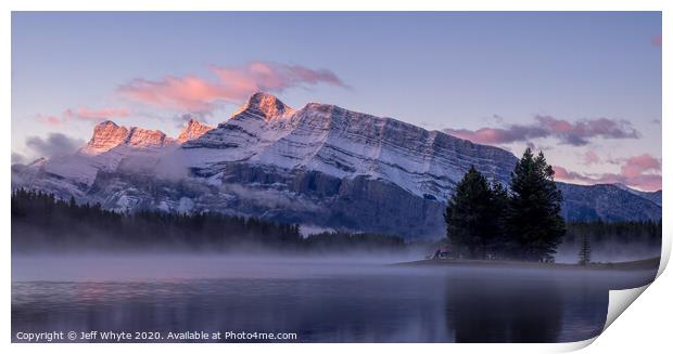 Mount Rundle Print by Jeff Whyte