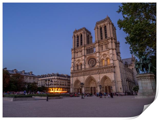 Notre Dame de Paris Print by Jeff Whyte