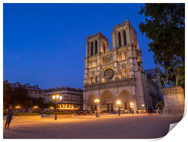 Notre Dame de Paris Print by Jeff Whyte