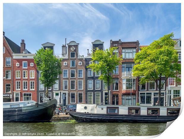 Amsterdam Print by Jeff Whyte