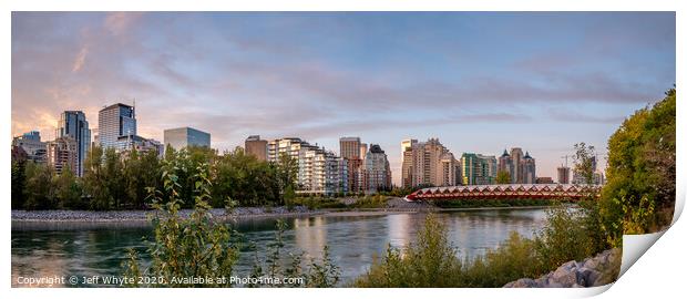 Peace Bridge Print by Jeff Whyte