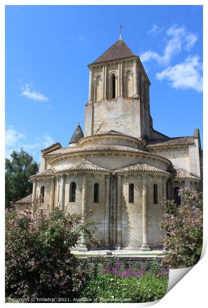 St Hilaire Church, Melle, France Print by Imladris 