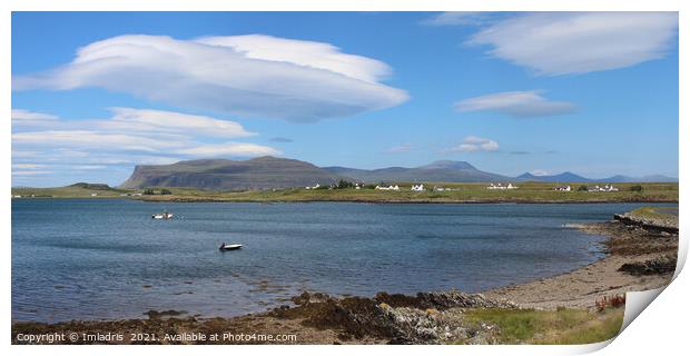 Lenticular Cloud, Bunessan, Isle of Mull, Scotland Print by Imladris 