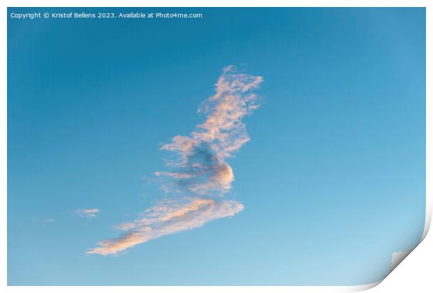 Sky cloud Print by Kristof Bellens