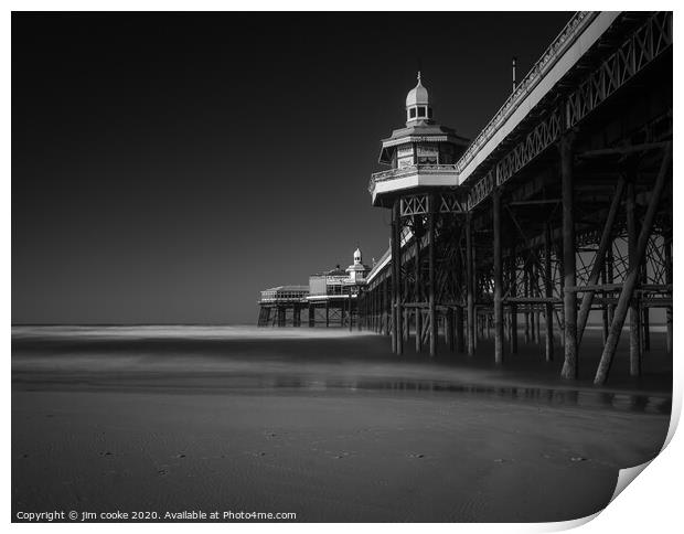 The North Pier, Blackpool Print by jim cooke