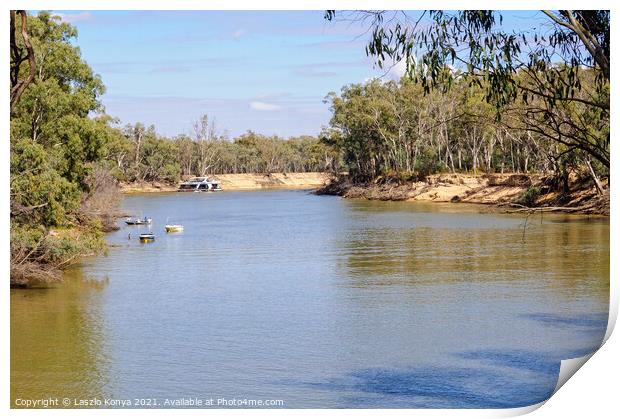 Murray River - Barmah Print by Laszlo Konya