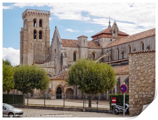 Monasterio de las Huelgas - Burgos Print by Laszlo Konya