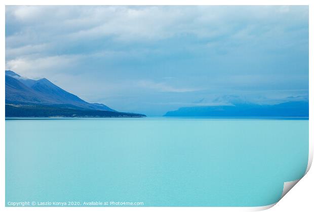 Lake Tekapo - South Island Print by Laszlo Konya