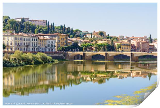 Ponte alle Grazie - Florence Print by Laszlo Konya