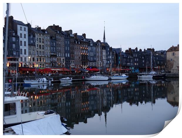 Honfleur  Print by Mervyn Tyndall