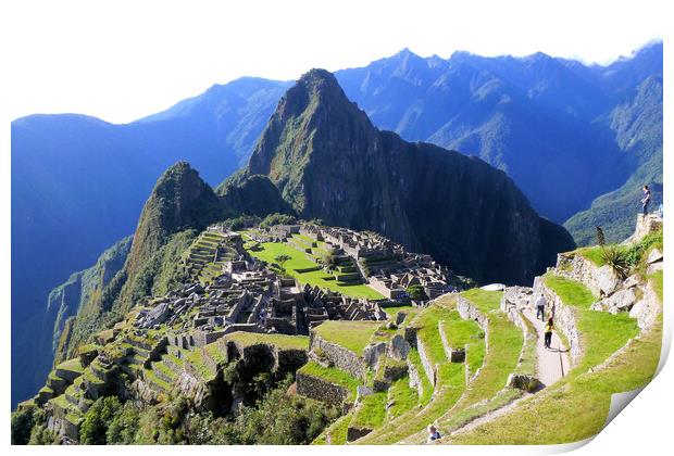 Machu Picchu, Peru Print by Mervyn Tyndall