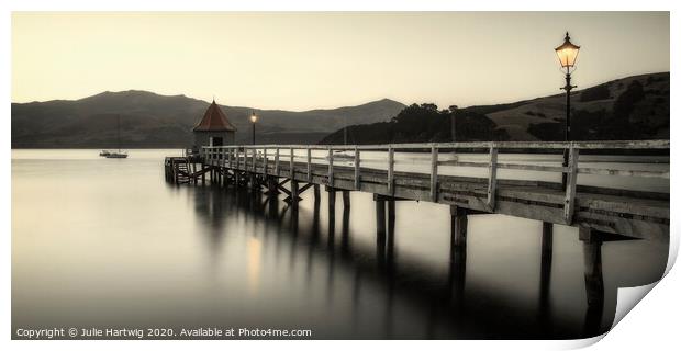 Daley's Wharf Print by Julie Hartwig