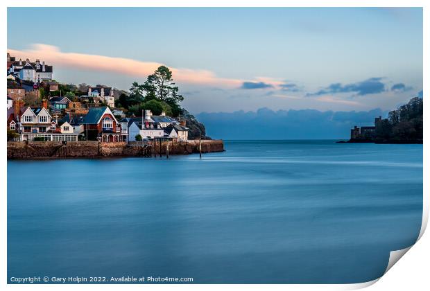 Dusk at Dartmouth Castle  Print by Gary Holpin