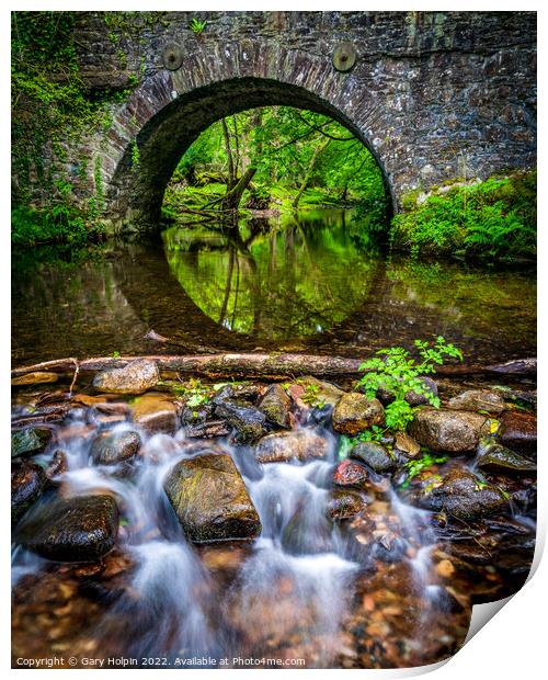 Bridge over the River Meavy Print by Gary Holpin