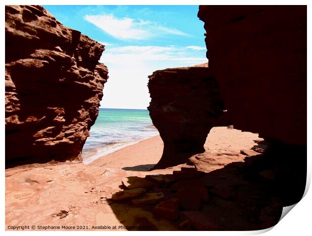 Sandstone Arch Print by Stephanie Moore