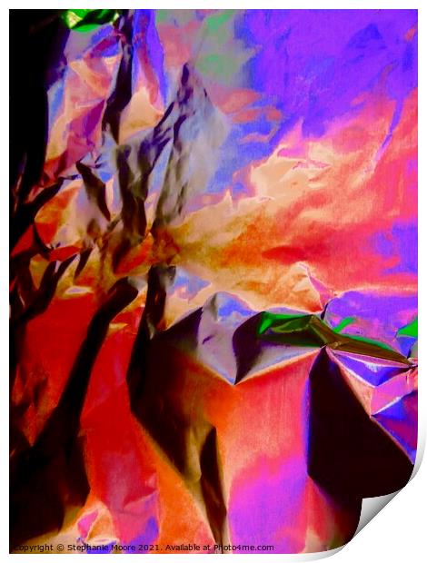 Sunset colours Print by Stephanie Moore