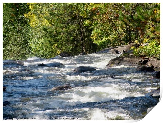 More Rapids Print by Stephanie Moore