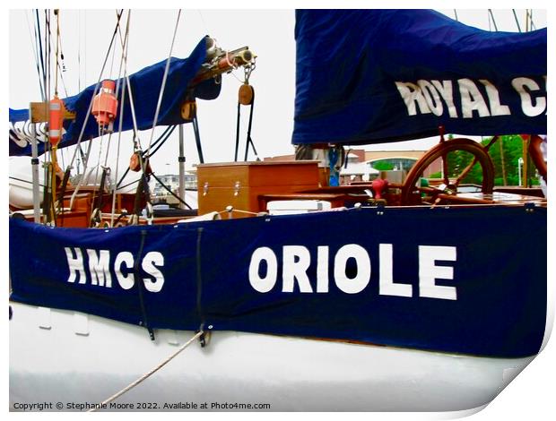 HMCS Oriole Print by Stephanie Moore