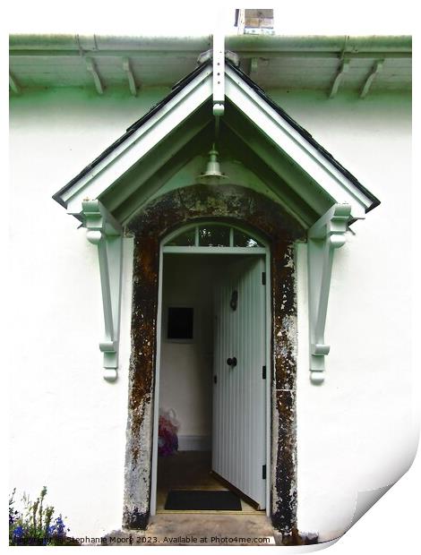 Old Cottage Door Print by Stephanie Moore