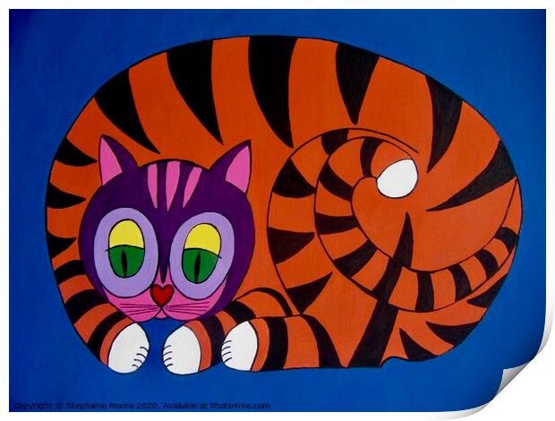 Unit Cat #4 Print by Stephanie Moore
