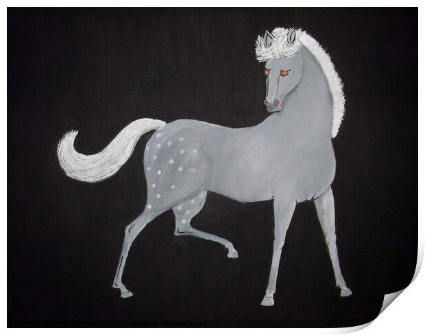 Japanese Horse Print by Stephanie Moore