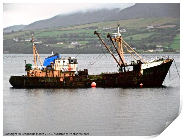 Abandoned Ship Print by Stephanie Moore