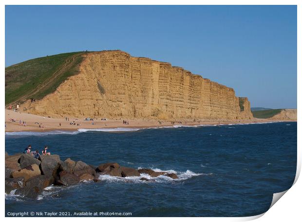 West Bay Print by Nik Taylor